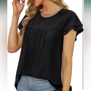 Eyelet blouse